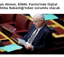 İlhan AHMET yeni dönemde, Dijital Politika Bakanlığı’ndan sorumlu olacak