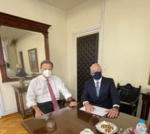 Milletvekili İlhan Ahmet, Ekonomi Bakanı Sykilakakis ile görüştü