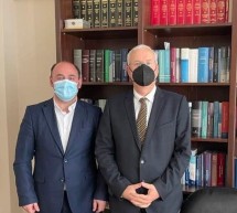 Milletvekili İlhan AHMET, Encümenler Birliği Başkanı Ahmet Kara’yı ziyaret etti